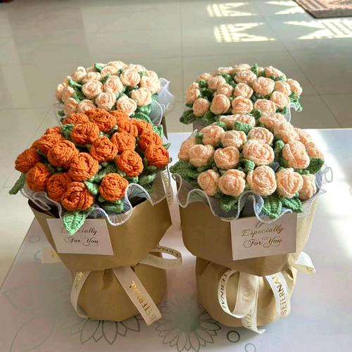 Плетеный набор материалов на день Святого Валентина, «сделай сам», букет, розы, сумка для подружек, подарок на день рождения