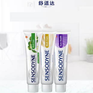 舒适达抗敏感牙膏多效100g*3支