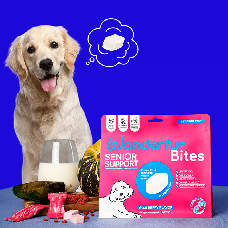 wonderfur狗狗益生菌调理肠胃老年犬宠物呕吐专用关节澳洲Kefir菌