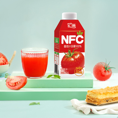 汇源100%nfc夺目瓶番茄汁