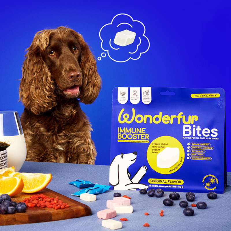 wonderfur狗狗益生菌澳洲kefir菌犬用调理肠胃拉稀软便幼犬免疫力