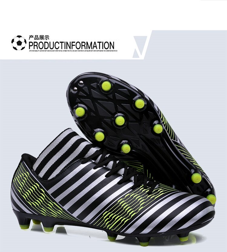 football boosts black orange green fg tf mens soccer shoes