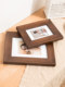 American-Style Retro Photo Frame Display Stand, Exquisite 6inch Creative Solid Wood Desktop Ornaments, Photo Printing, Photo Album Frame, Wall Hanging