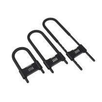Password lock glass door lock sliding door U lock anti-theft anti-pry padlock U-shaped lock shop extended plug lock office