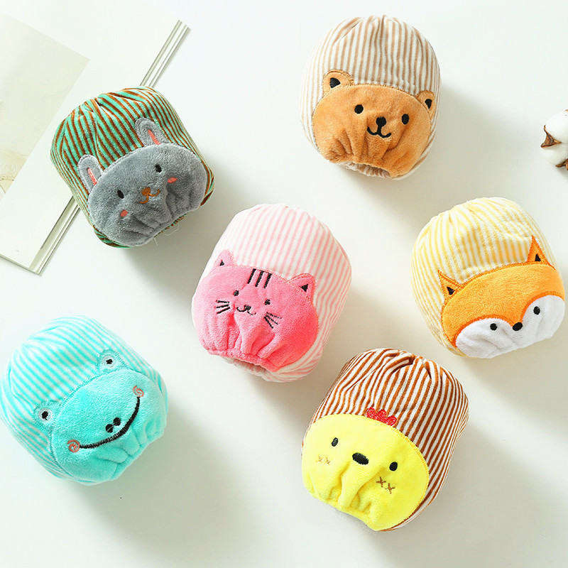 Baby sleeves Autumn Winter Short baby sleeves Cute Cartoon Children Cuff plush toddler Child men and women
