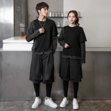 Парикмахерская, парикмахерская, ассистент на парикмахерской, ассистент горячий техник для окрашивания KTV Bar Официант рабочая одежда с длинным -костюм