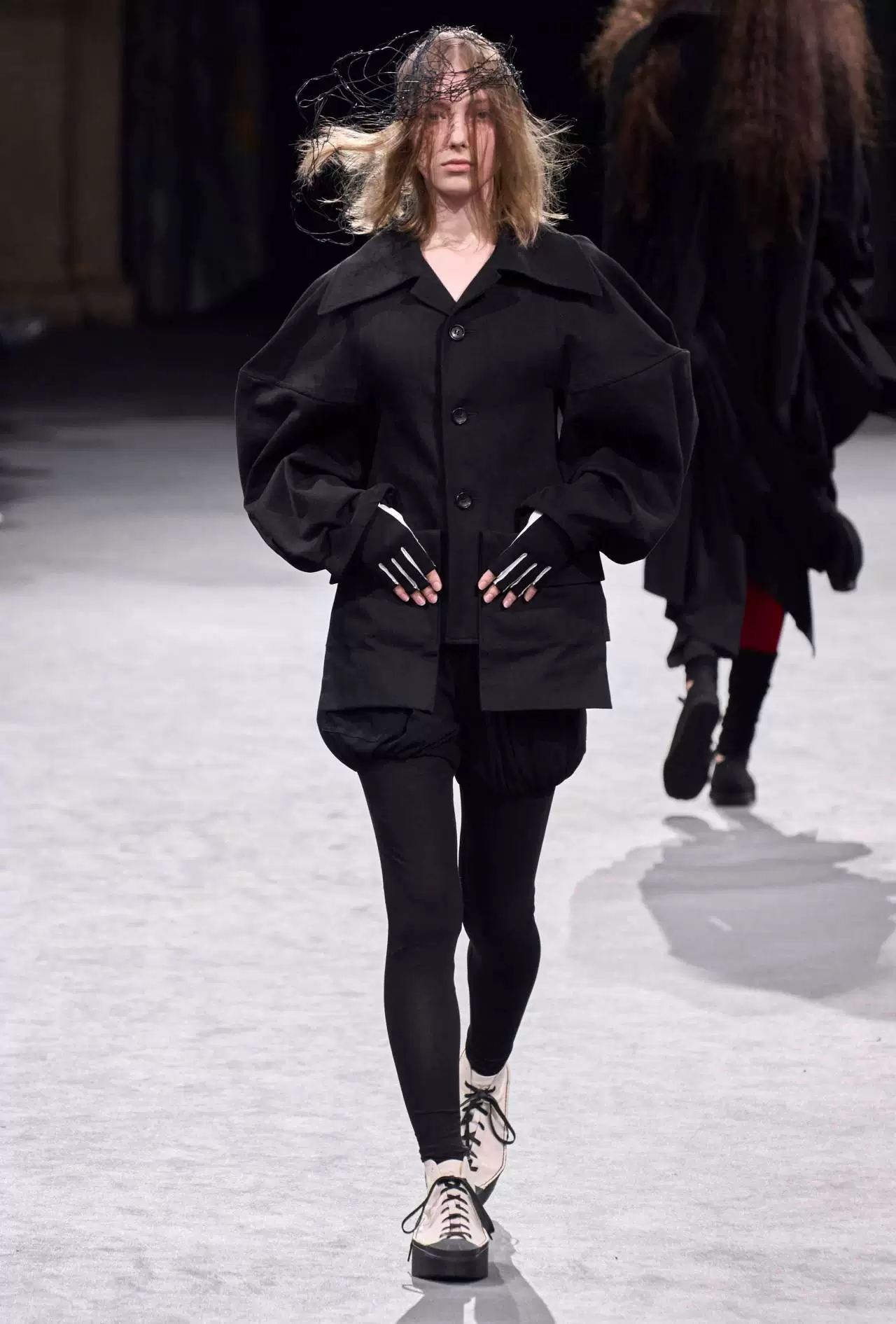 Распродано! смотрите 21-й год, японский закупщик Yohji Yamamoto, жакет на пуговицах с лацканами, широкий рукав, 23AW