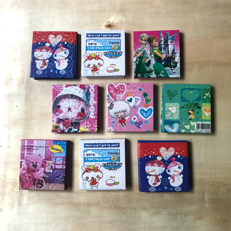 South Korean stationery thickened small fresh portable can tear cute little Benson creative mini thickened notebook convenience stickup