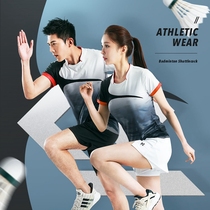 Summer table tennis suit suit men and women short sleeve tennis sports uniform speed dry race jersey badminton suit customised