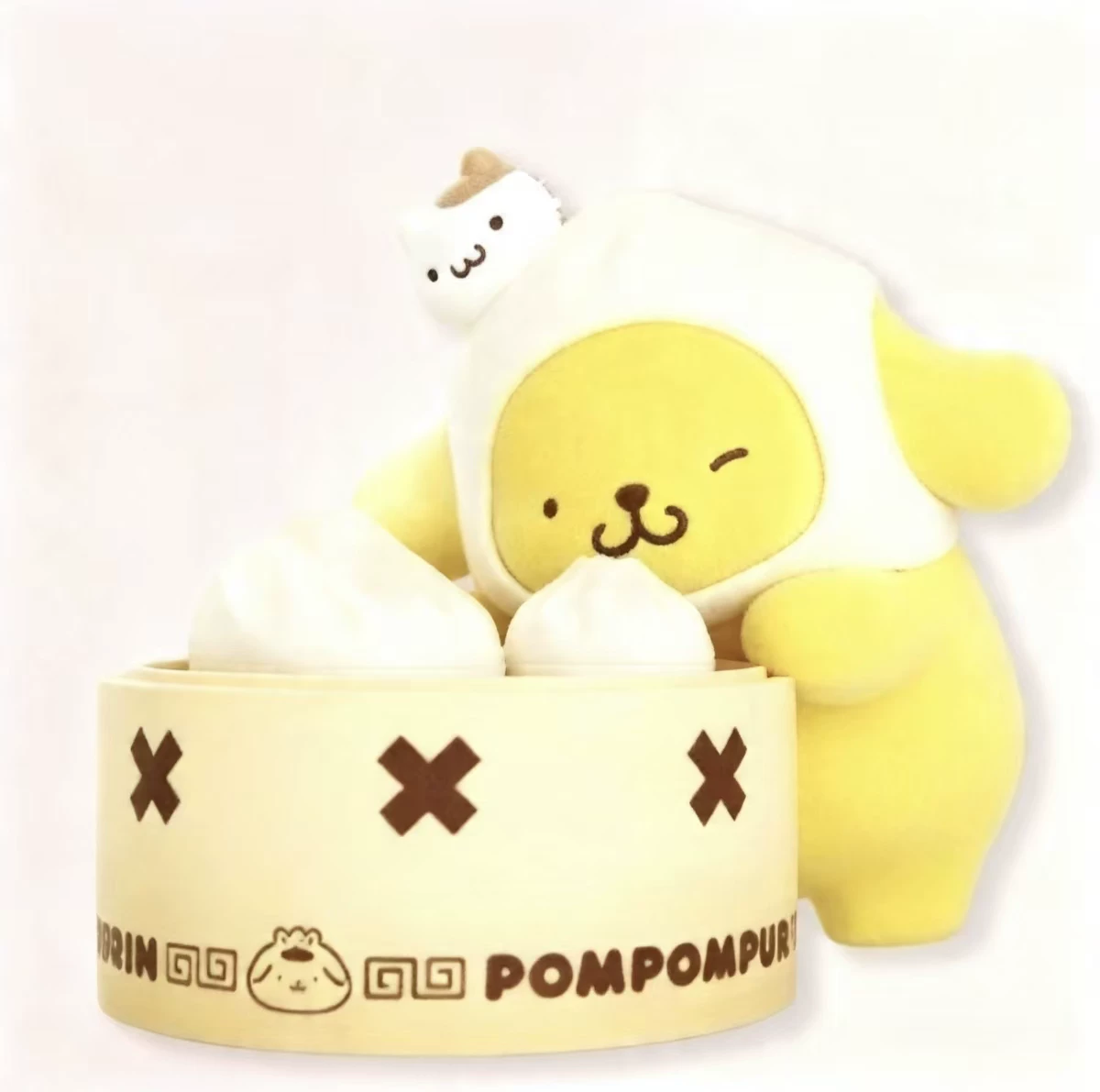 Мягкая игрушка (KFC x Sanrio) Pudding Dog и друзья, коллекционные фигурки 10,8×7,25×4 см, 6 вариантов