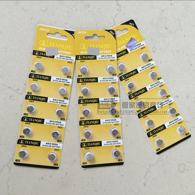 Tianqiu battery AG3 new III generation button battery ag3 LR41 392A toy electronic watch called remote control 192