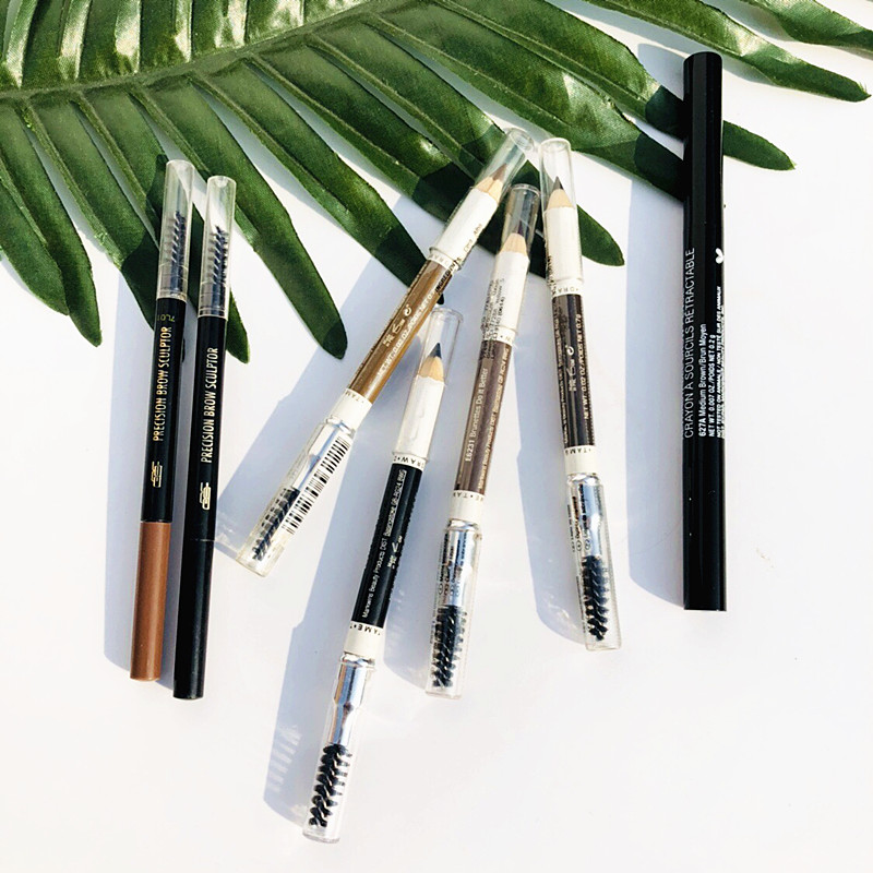 Really good use US W BR double head eyebrow pen telescopic brow black brown black brown 2B3