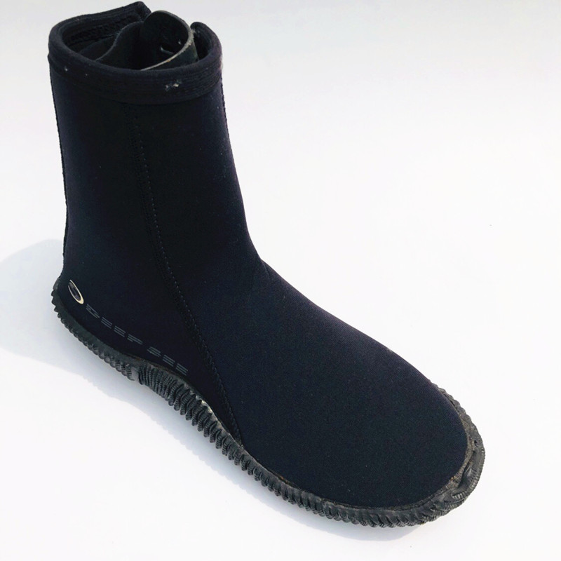 Deep Sees Diving Boots 5MM High Cylinder Shoes Adult Snorkeling Non-slip Anti-Stab Thickened Surf Male