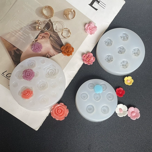 Трехмерный горный чай с розой в составе, силиконовая форма, «сделай сам», 3D цветок