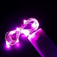 Розовая струнная лампа