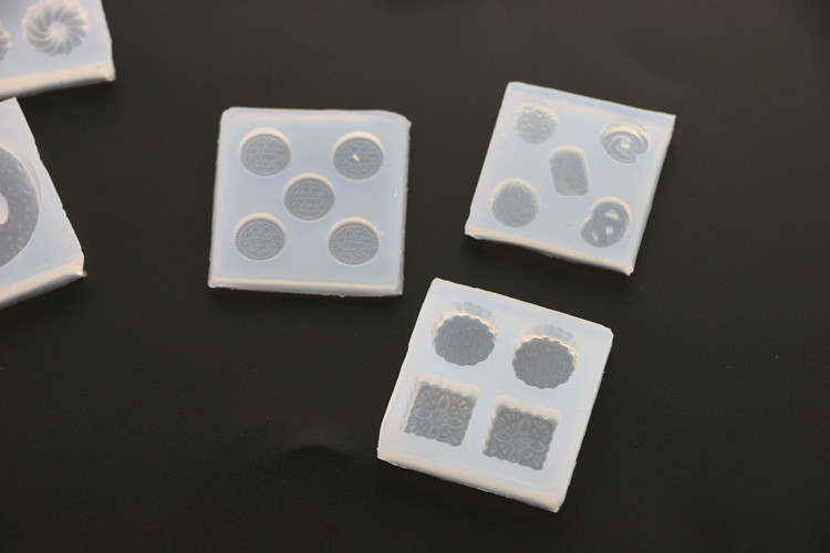 Dorothy Silicone Mini Oreo Khuôn DIY Clay Soft Gốm Chơi Bánh Phụ kiện Ảnh đẹp - Tự làm khuôn nướng khuôn bánh kẹp