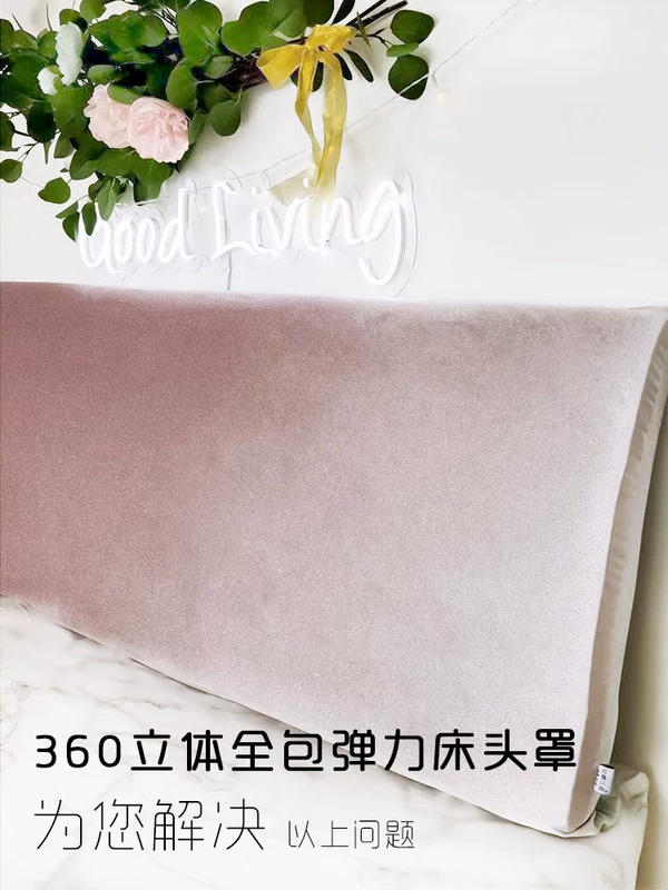 [Top 10 nửa giá] in đơn giản bìa giường bằng gỗ đàn hồi bao gồm tất cả bao gồm bảo vệ bao mềm túi vải che bụi - Bảo vệ bụi