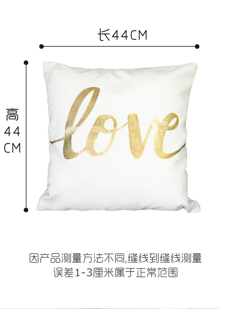 Gối nữ bằng vàng Bắc Âu đệm sofa vàng nóng sang trọng giường tựa đầu màu đỏ ôm gối không có lõi gối kèm chăn 2 trong 1