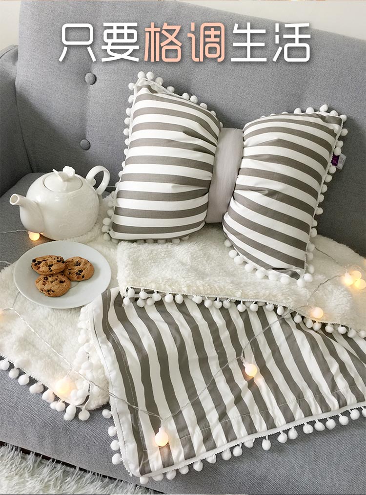 Gối chăn đôi sử dụng gối sofa gối NAP chăn Bắc Âu INS net đỏ giường đệm đệm gối chăn gối kê lưng