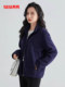 Duck Polar Fleece Short Jacket Women's Stand Collar 2025 Spring and Autumn New Trendy Casual Sports Warm Windproof Jacket