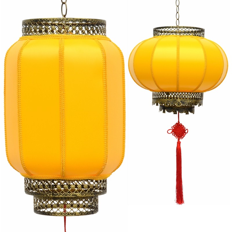 Yellow Lantern Classical Chinese Antique Hotel Barbecue Hotel Barbecue Hotel String Lights Lights Outdoor Waterproof Lamp