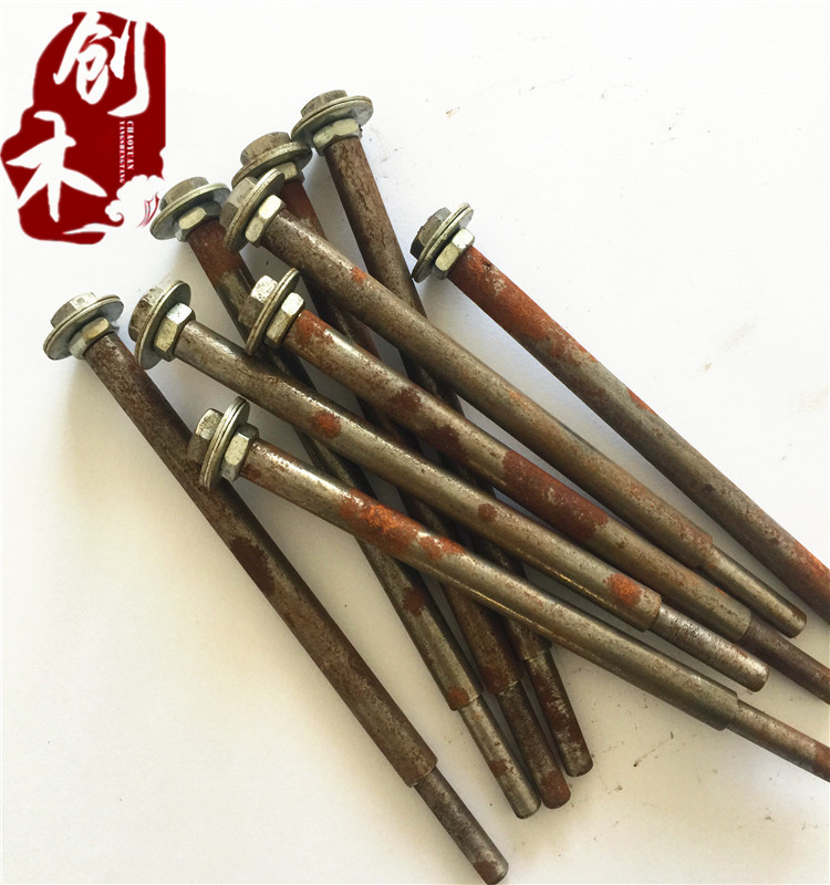 Screw-type thick electric drill sandpaper grinding rod lengthened sandpaper clip root carving wood carving grinding