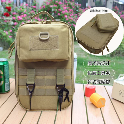 Дорожная кухонная утварь для кемпинга, сумка-органайзер, нож, комплект для путешествий, портативная упаковка, снаряжение