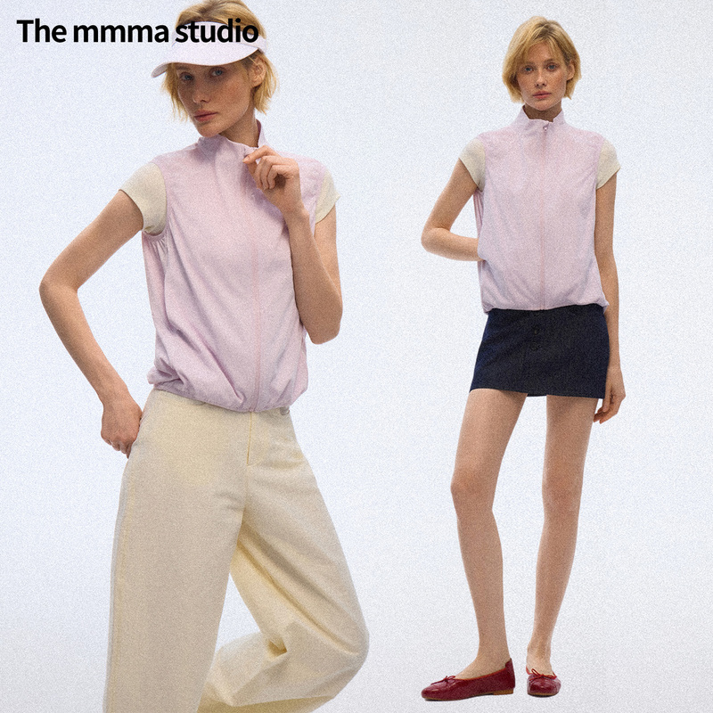 The Mmma* Classic Quick-Drying Sports Outdoor Old Money Style Regular Shoulder Road Cycling Top Jacket Vest