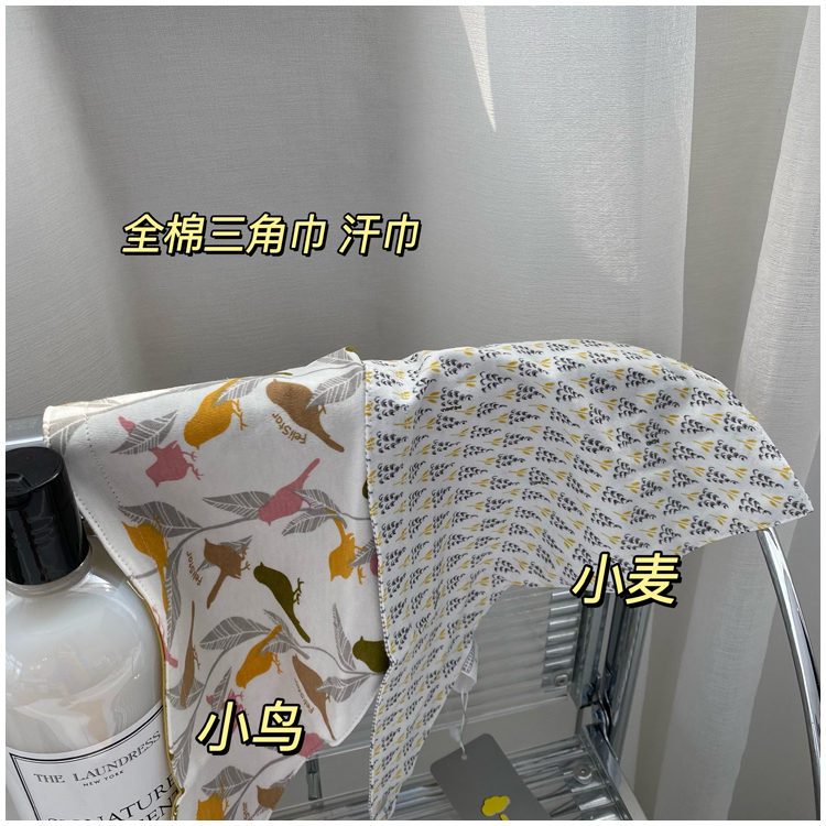 Special price 5 fold no back for double double cotton face with soft absorbent baby children sweat scarves 409