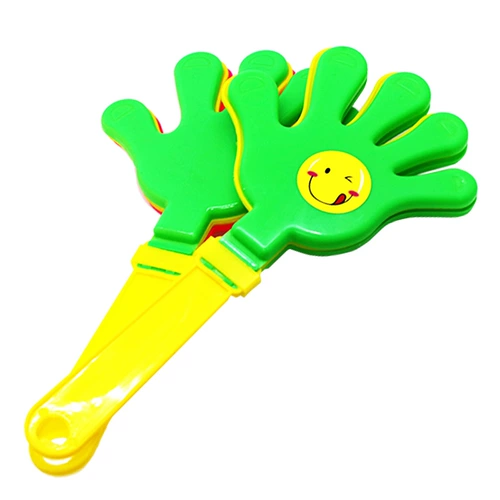 Большие хлопковые руки, маленькие руки, чтобы сыграть пощечину, толкать подарки, ручное пластиковое свечение ладонь и аплодировать маленькой подарочной посуде