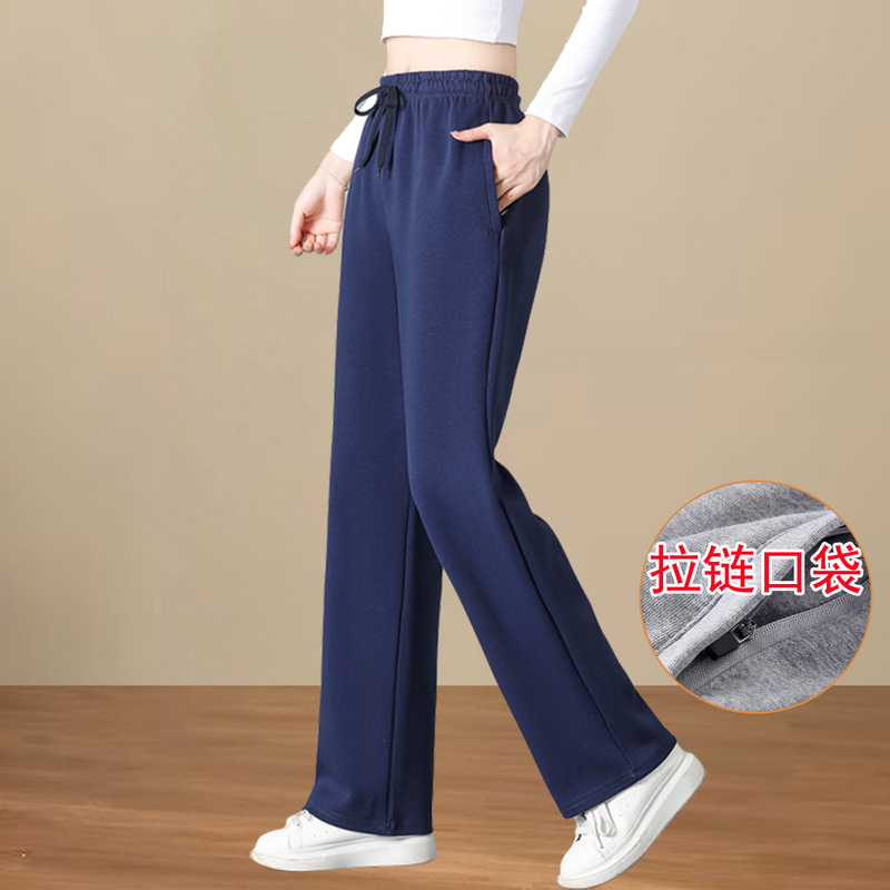 Pure Cotton Women's Sweatpants, Summer Thin Style, Spring and Autumn, Plus Size Casual Pants, Middle-Aged and Elderly, High-Waisted, Straight-Leg, Loose, Slimming Sweatpants Pure Cotton Women's Sweatpants, Summer Thin Style, Spring and Autumn, Plus Size Casual Pants, Middle-Aged and Elderly, High-Waisted, Straight-Leg, Loose, Slimming Sweatpants
