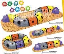 Kindergarten earthworm Jubao Climbing Tunnel Children Plastic Cartoon Drilling Tunnel Indoor and Outdoor Climbing Toys