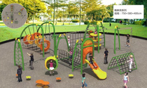 Outdoor expansion physical training series large amusement equipment slide climbing multi-functional combination amusement facilities