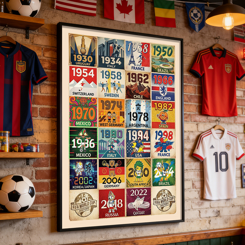 World Cup Posters and Hanging Paintings for the Usa, Canada, and Mexico World Cup, Bar Ktv Atmosphere Decoration, Sports Lottery Shop Decorative Paintings World Cup Posters and Hanging Paintings for the Usa, Canada, and Mexico World Cup, Bar Ktv Atmosphere Decoration, Sports Lottery Shop Decorative Paintings