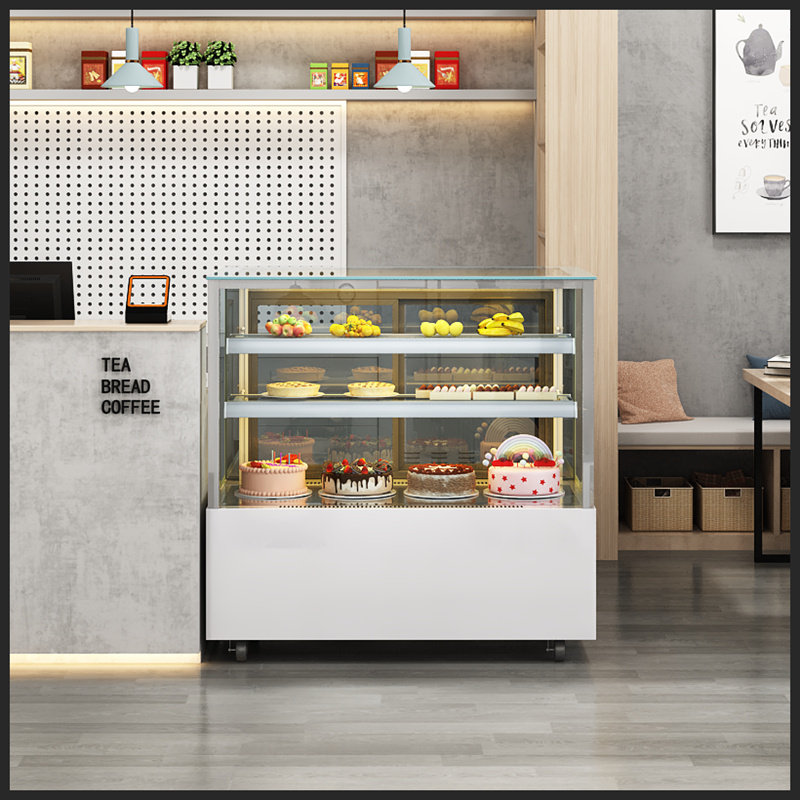 Snow Orange Cake Cabinet Commercial Mousse West Point Refrigerator Cabinet Deli Beverage Fruit Fresh Cabinet Dessert Air-cooled Display Cabinet