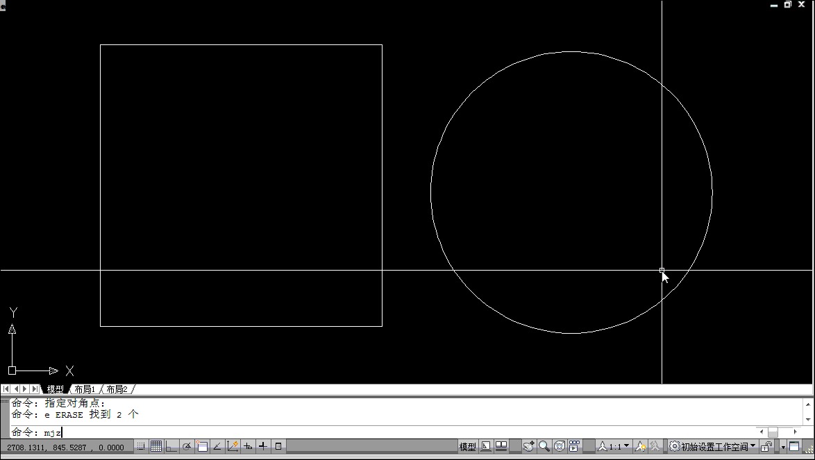 The area and perimeter program of closed graphics of the CAD area perimeter plug-in automatic labeling selection area