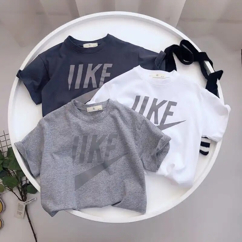 Children's clothing new children's foreign style casual cotton T-shirt summer 2022 Korean version of ins male and female baby short-sleeved top handsome - Taobao