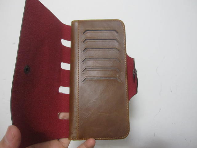 Crown shop retro bảng lớn khóa ví thời trang ví nhiều thẻ chic ví unisex đặc biệt cung cấp clip da ví đựng card