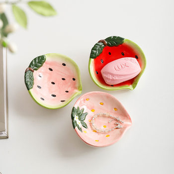 Creative ceramic soap box home bathroom bathroom desktop soap storage box soap box tray storage rack