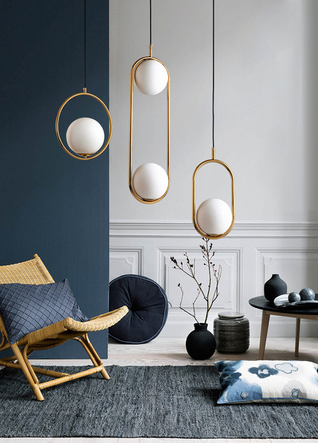 Nordic Lamps Creative Individuality Bedroom Bedside Chandelia Modern Minimalist Dining Room Light Three Heads Living-room Bar Table Light