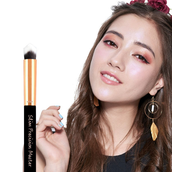 Taiwan MKUP Mei Ka 5D zero dead angle precision ultra-fine light transparent base makeup brush wet and dry dual-use makeup brush