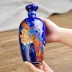 Mới 1 kg men xanh phong cách Jingdezhen gốm rượu vang chai rượu vang bình đựng rượu vang lưu trữ rượu vang tùy chỉnh ly pha lê rượu vang Rượu vang