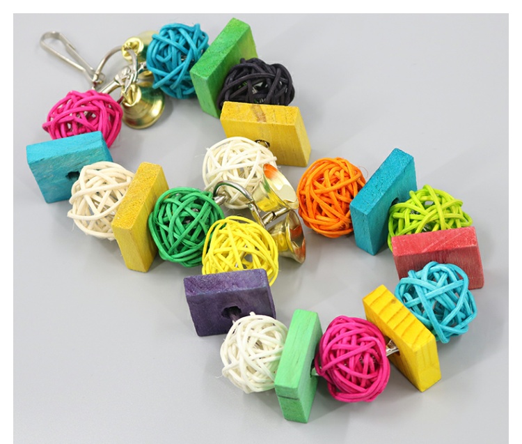 Yêu chim mới đồ chơi chim vẹt cung cấp đồ chơi Parrot swing chim lồng đồ chơi leo chim lồng phụ kiện W48 - Chim & Chăm sóc chim Supplies 	cám cho chim khướu	