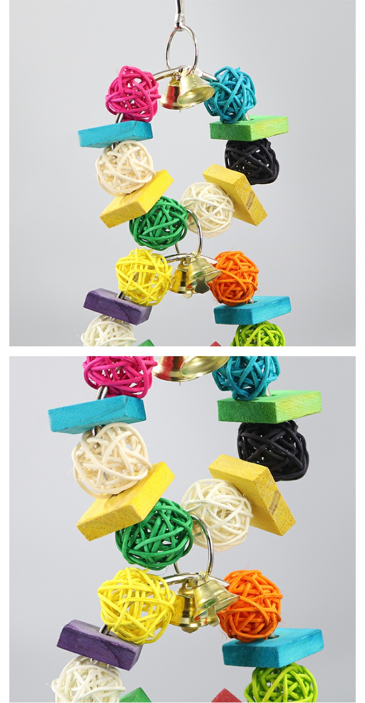 Yêu chim mới đồ chơi chim vẹt cung cấp đồ chơi Parrot swing chim lồng đồ chơi leo chim lồng phụ kiện W48 - Chim & Chăm sóc chim Supplies 	cám cho chim khướu	