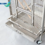 Клетка из нержавеющей стали металлической попугай, большая гигантская большая птичья клетка вилларота племенной клетки C01