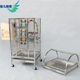 Клетка из нержавеющей стали металлической попугай, большая гигантская большая птичья клетка вилларота племенной клетки C01