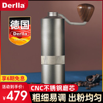 German Derlla coffee bean grinder hand grinder hand mill coffee machine grind integrated manual grinder