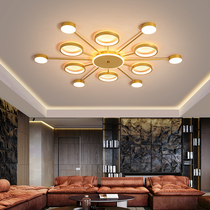 Living room lamp modern light luxury 2020 New Golden simple atmosphere household ceiling lamp Nordic creative Hotel led