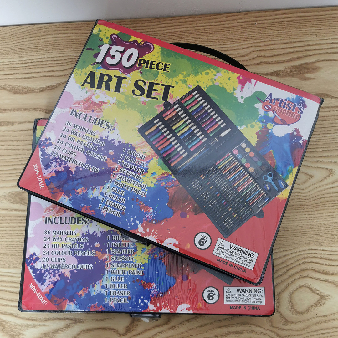 150 pieces of painting pen cap box 12 color 36 color 24 color 24 color watercolor pen suit children kindergarten elementary school students