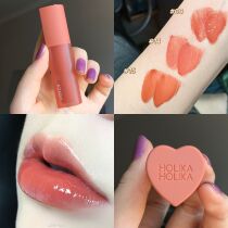 Knock on the look Korea hoolika loving lip glaze moisturizing air sensation Waterlight mirror 08 02 07 milky tea color 11